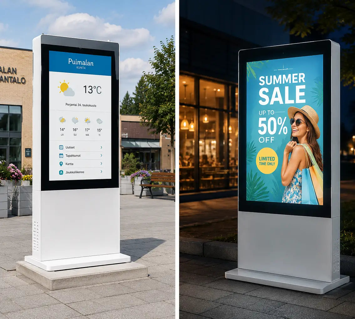 Outdoor Freestanding Display
