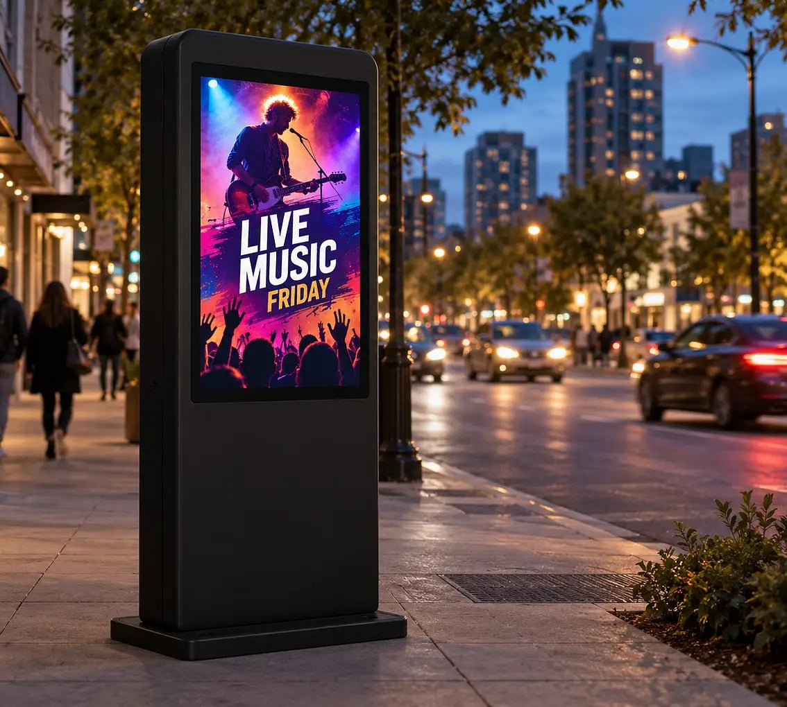 Outdoor Freestanding Advertising Kiosk