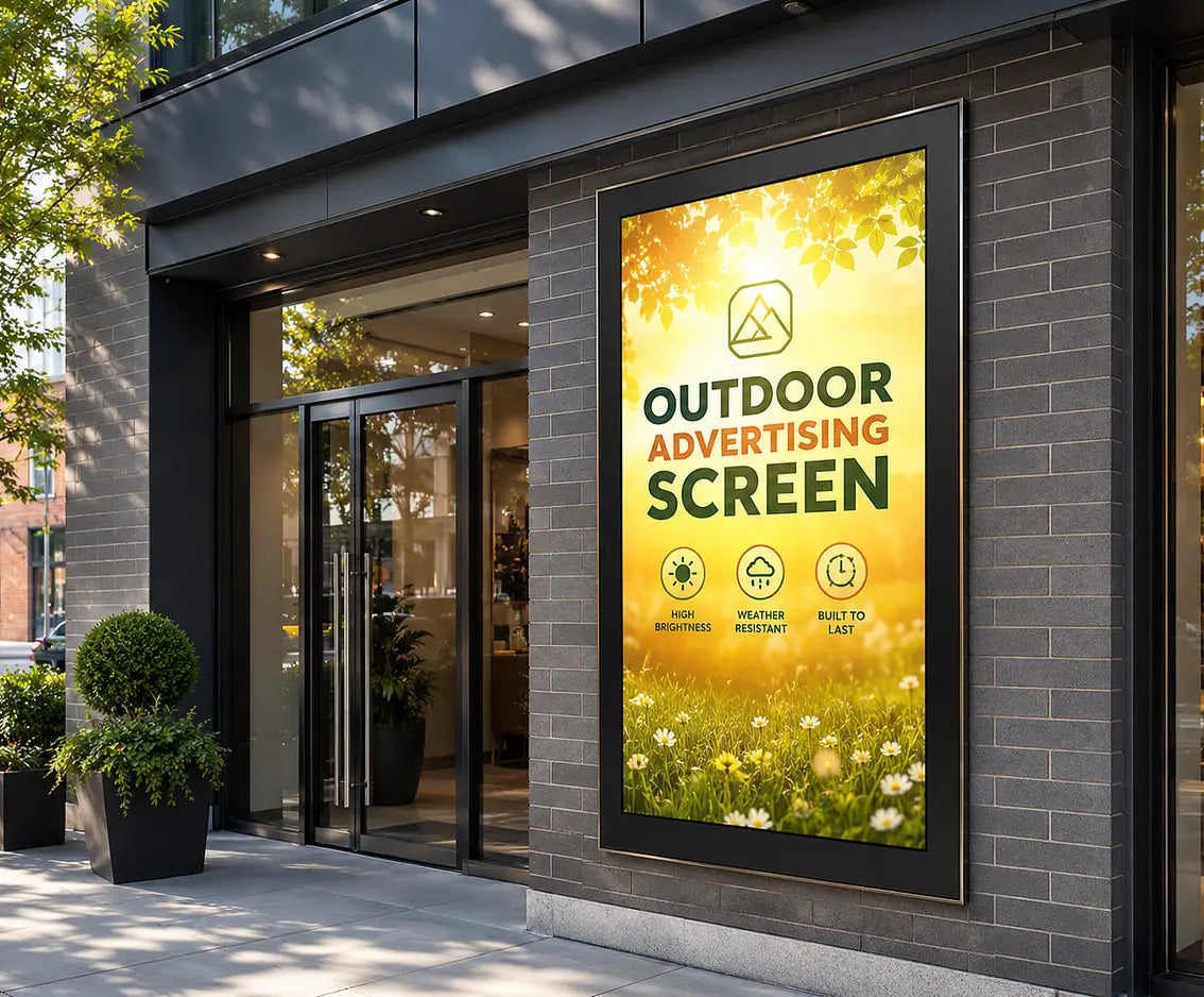 Outdoor Wall Mounted Touch Screen