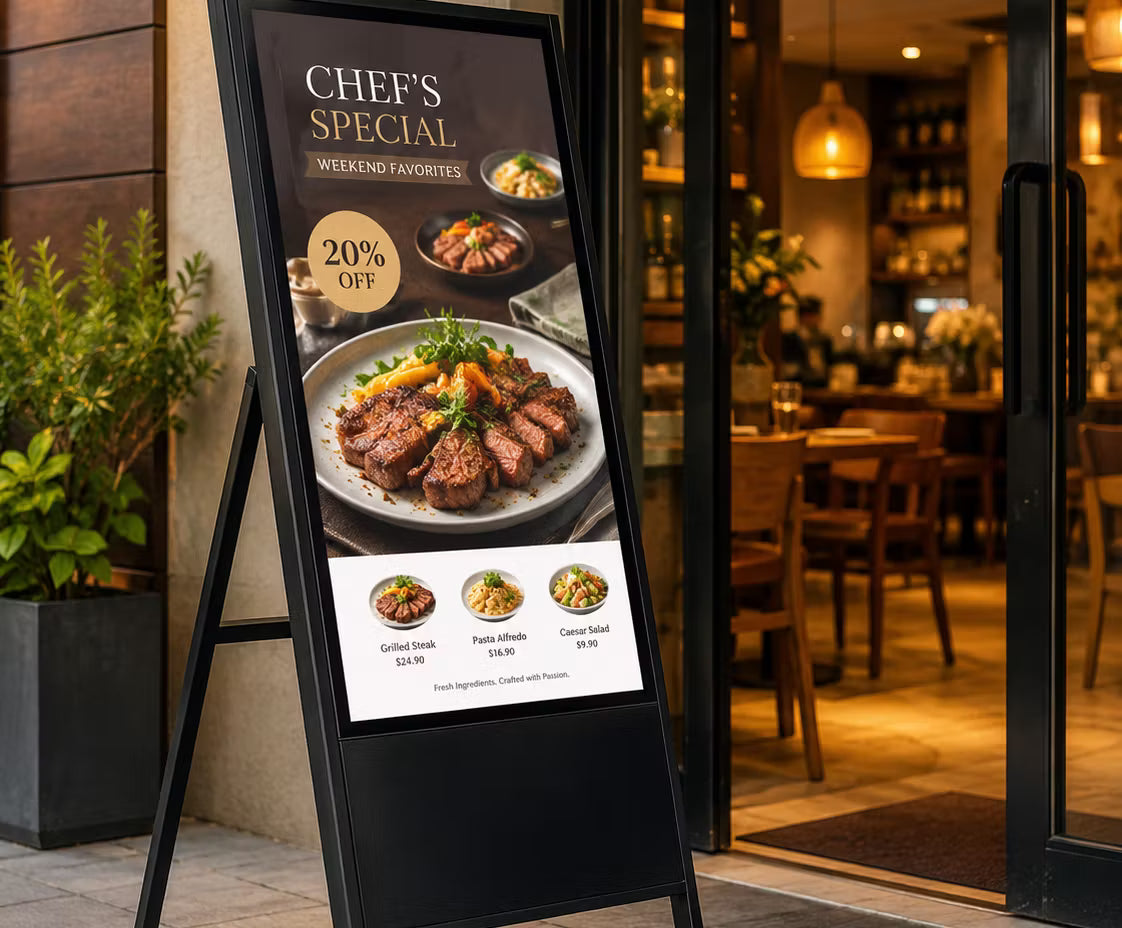 Portable Poster Display